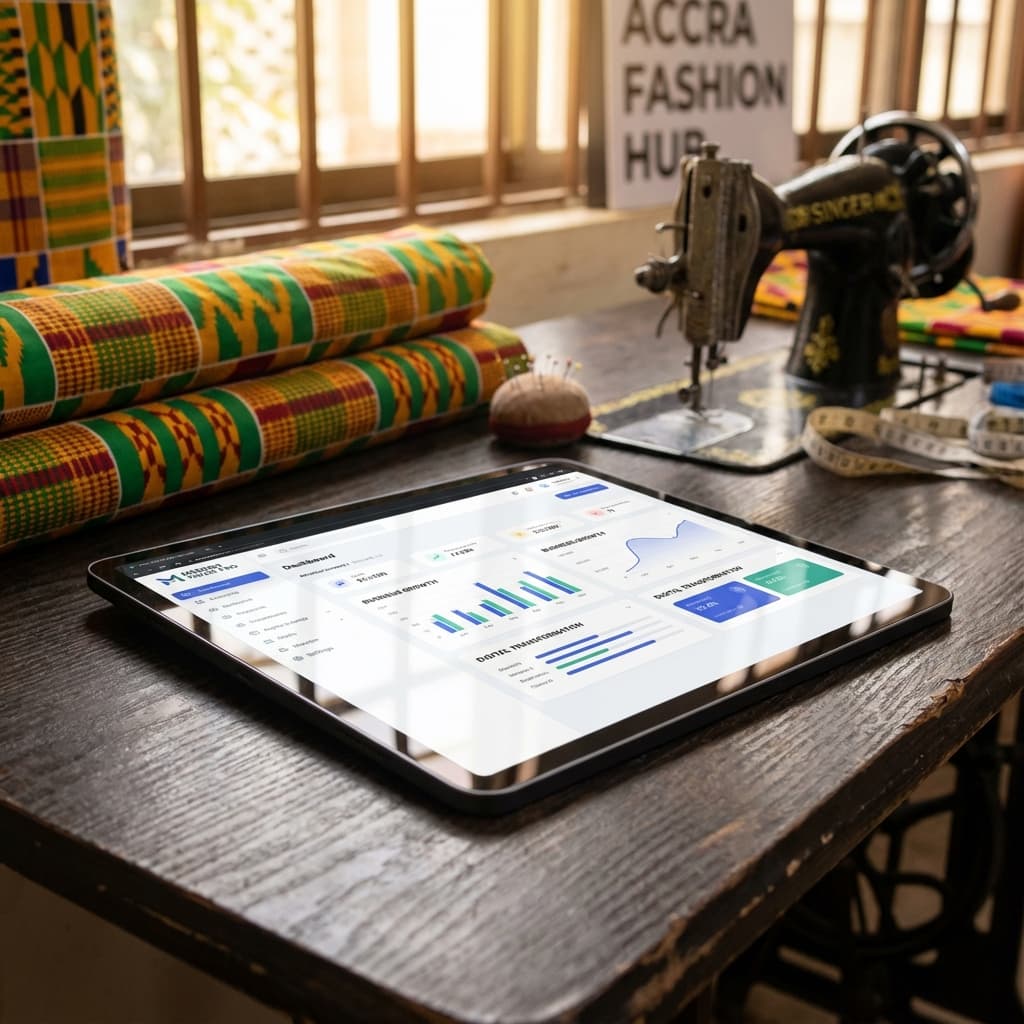 StitchCraft Dashboard Mockup